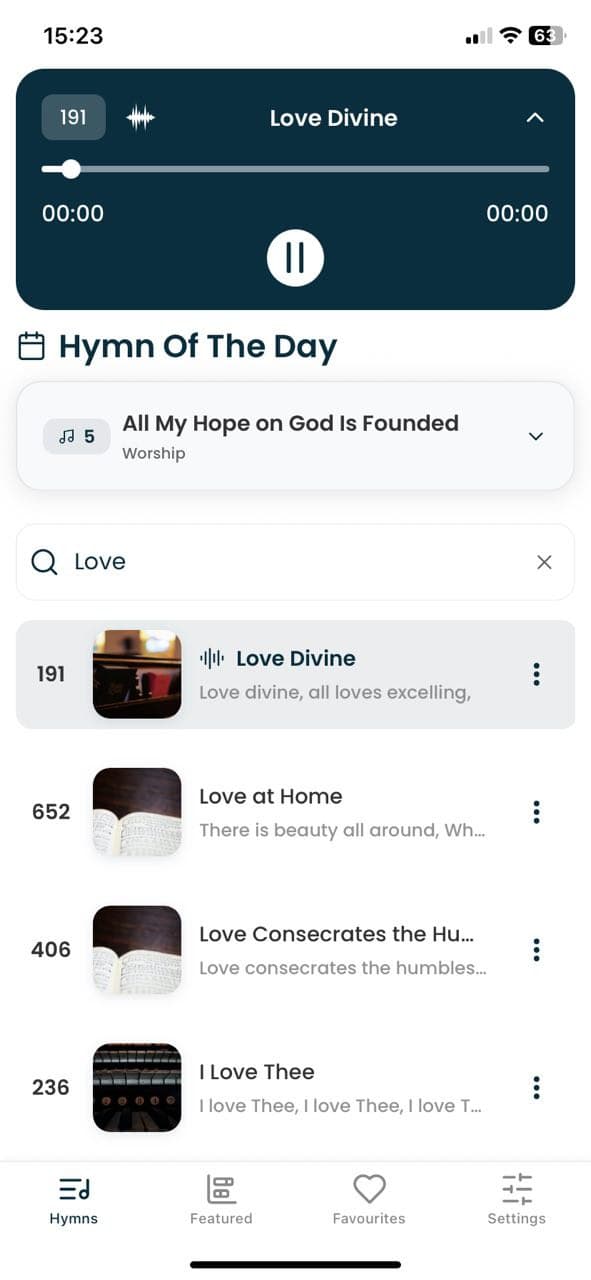 Audio player with playback controls